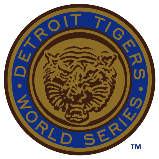 Detroit Tigers 1968 Champion Logo vinyl decal